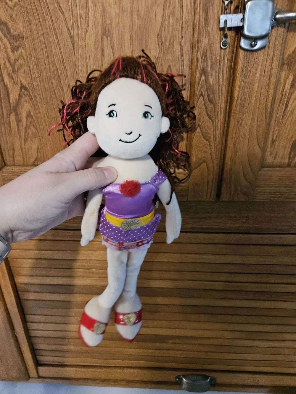 💜2/$15 Groovy Girls Doll Plush Purple